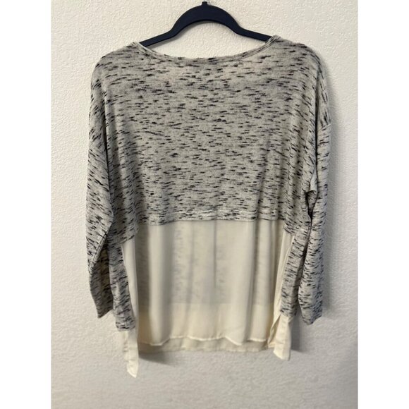 Loft layered look heather color blouse women size large - Picture 2 of 5